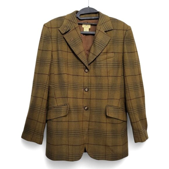 Vintage The Limited America Wool Plaid Blazer - Picture 3 of 16